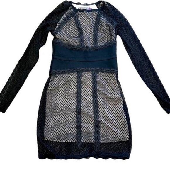 Free People Whimsy Goth Black Lace Overlay dress, Wednesday Adams, Parties,  XS - Picture 12 of 12